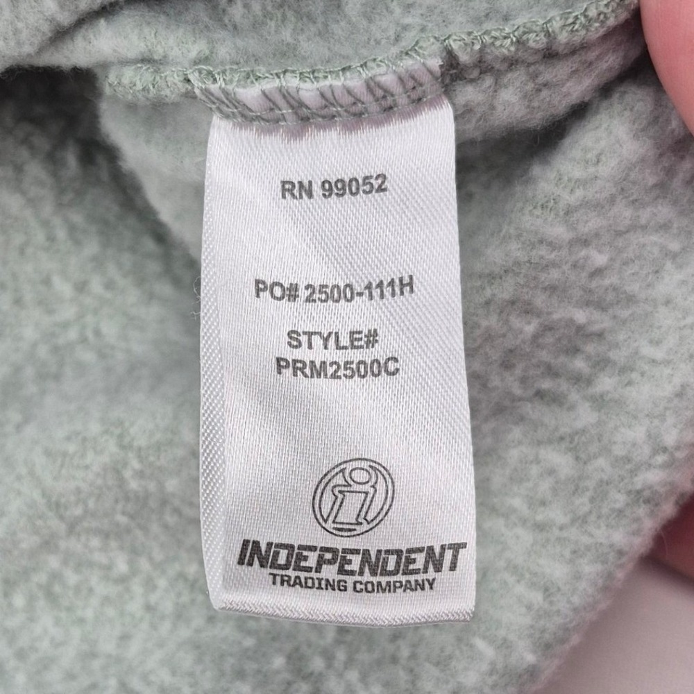 Independent Trading Company Hoodie Womens 2XL Green Long Sleeve Sweatshirt - Picture 10 of 10